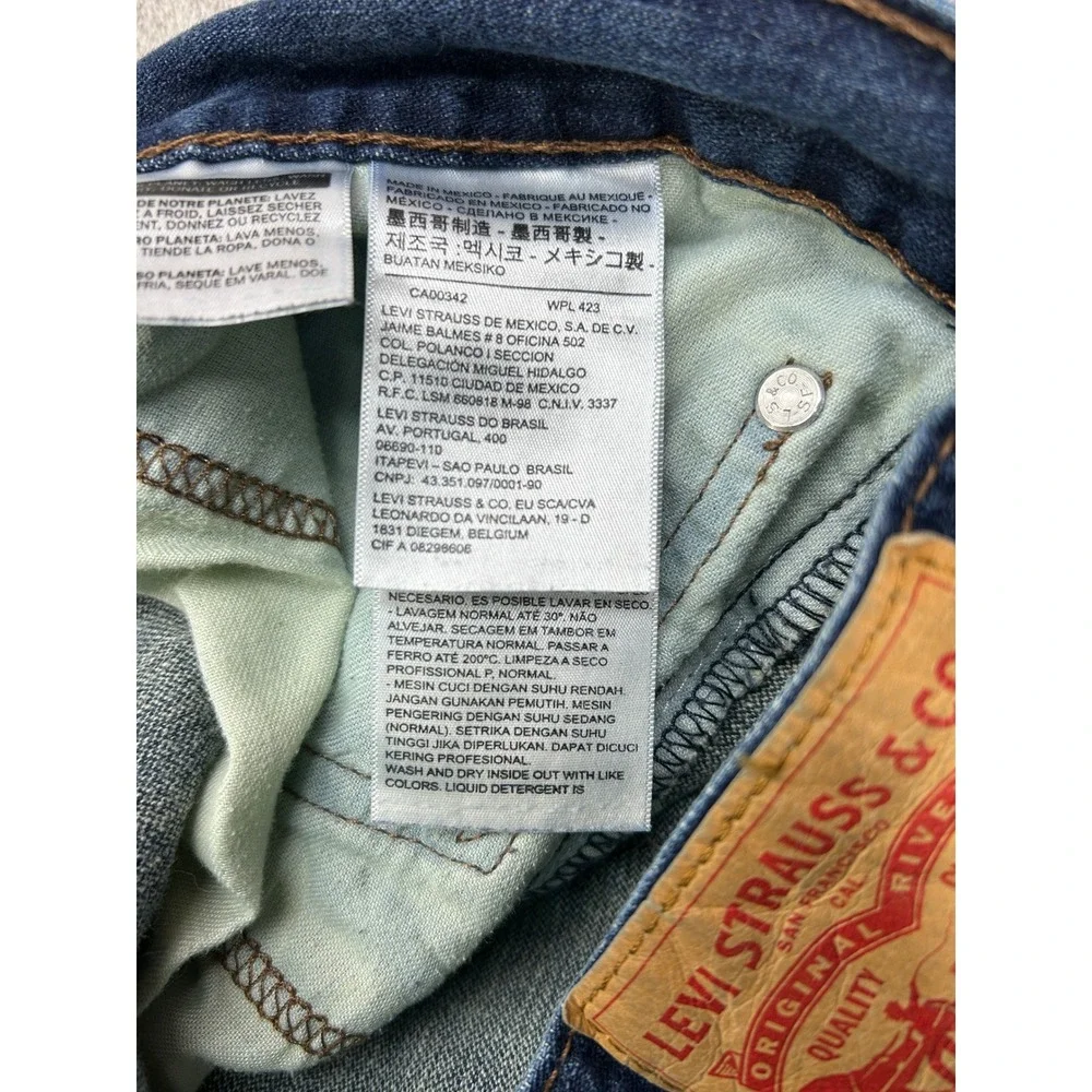 Levi's 569 Loose Straight Jeans Mens 38x32 Blue Relaxed Fit Denim Pants